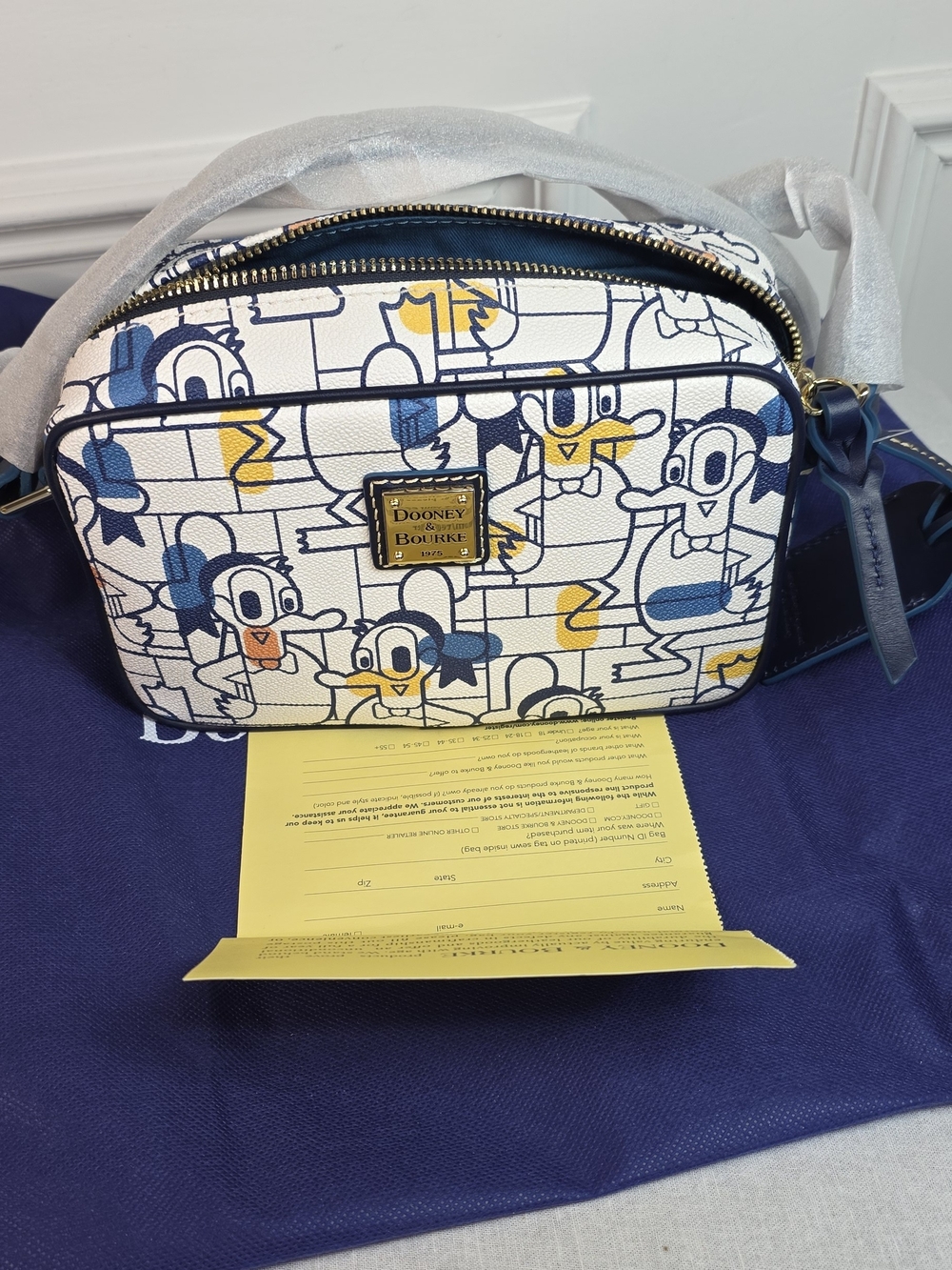 Dooney & Bourke Disney Donald Duck Crossbody Camera Bag - Picture 10 of 12